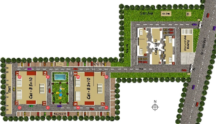 Master Plan of GVT Orvis Grand in Zirakpur, Chandigarh - Image 5408
