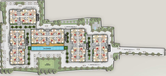 Master Plan of Magnolia Empire in Madhyamgram, Kolkata - Image 48342