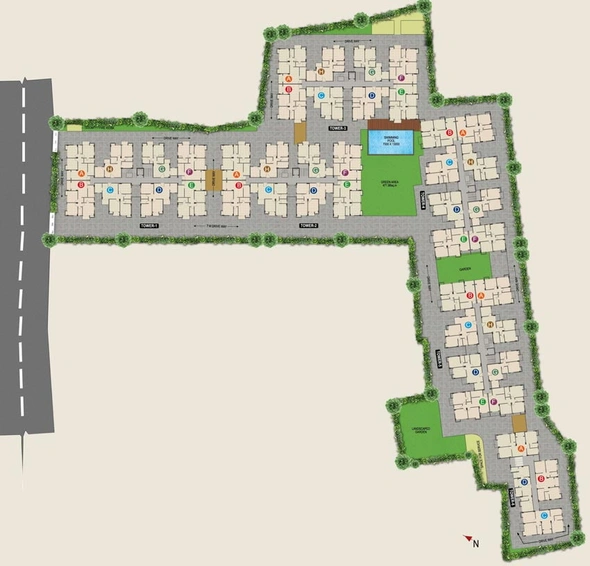 Master Plan of Magnolia Signature in Rajarhat, Kolkata - Image 4176