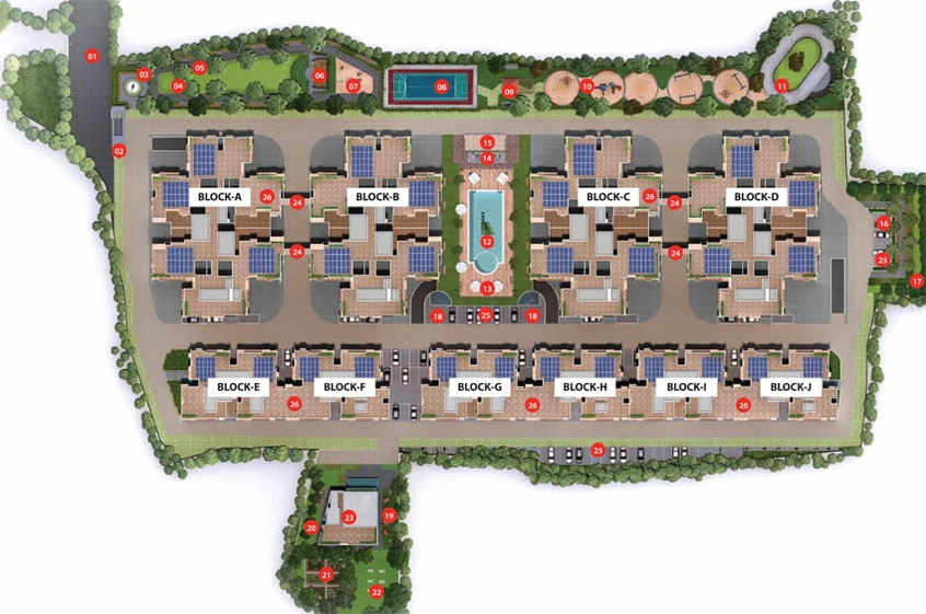 Master Plan of TVS Peninsula in Manapakkam, Chennai - Image 3935