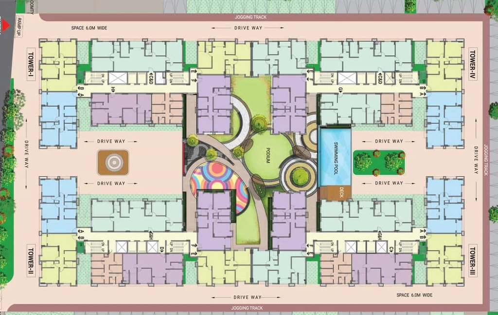 Master Plan of Raga Sarvalom in Howrah, Kolkata - Image 48371