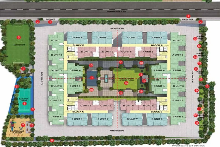 Master Plan of TVS Atrium Green Acres in Perungalathur, Chennai - Image 3918