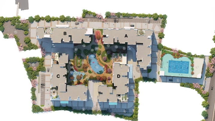 Master Plan of TVS Emerald Elements in Kovilambakkam, Chennai - Image 47588