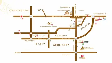 Location of Arth Villas - Image 5426
