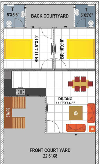 2 BHK Flat in GPD New Town Floors in Dera Bassi, Chandigarh - Image 366593