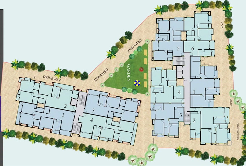 Master Plan of Pranami Blue Sapphire in Bariatu, Ranchi - Image 5745