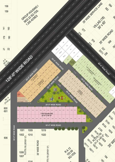 Master Plan of Royale Waterfront in Zirakpur, Chandigarh - Image 5340