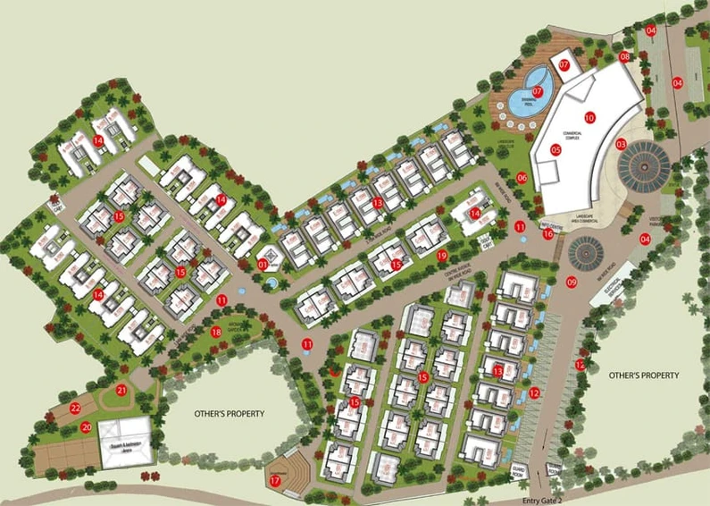 Master Plan of Pranami Bella Casa in Pundag, Ranchi - Image 5833