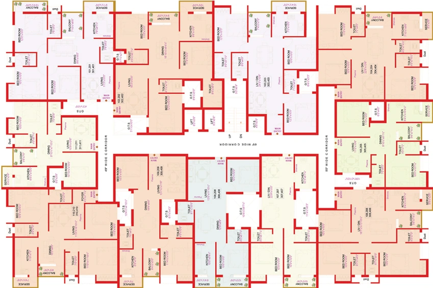 Floor Plan of Astrum Sunshine in Thiruvallur, Chennai - Image 4080