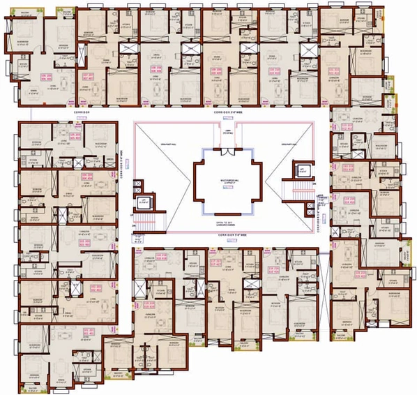Floor Plan of Astrum Icon in Maraimalai Nagar, Chennai - Image 4087