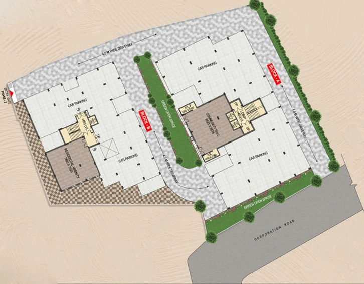 Master Plan of Bhawani Tridev Garden 2 in Kestopur, Kolkata - Image 48405