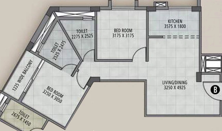 2 BHK Flat in Bhawani Twin Towers in Howrah, Kolkata - Image 357877