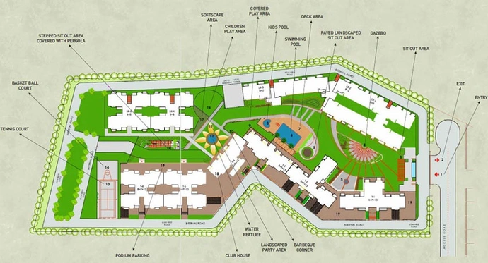 Master Plan of Acme Eden Court in Mohali, Chandigarh - Image 5472