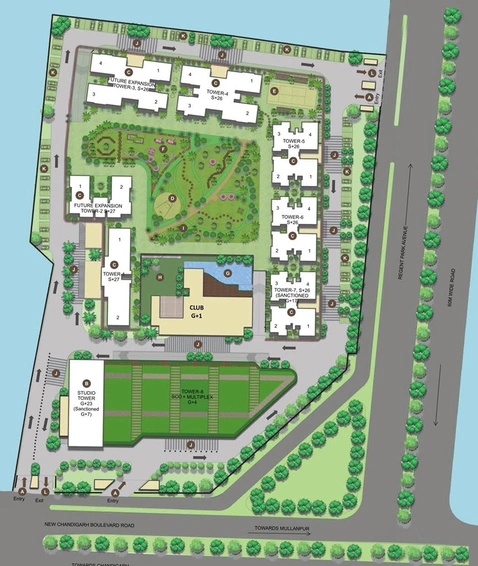 Master Plan of Curo One in New Chandigarh, Chandigarh - Image 5480