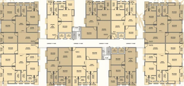Floor Plan of Vaidheeki Narayani Puram in Namkum, Ranchi - Image 5950