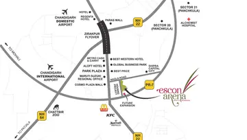 Location of Satish Escon Arena - Image 5486