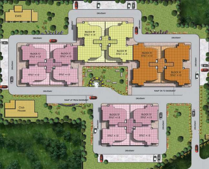Master Plan of Golden Sand Apartments in Zirakpur, Chandigarh - Image 5496