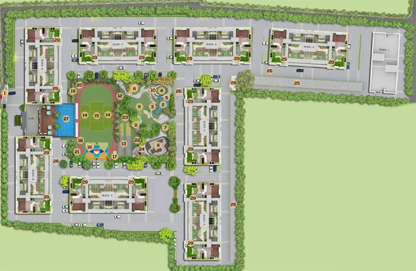 Master Plan of Aparajita Sports City in Booty More, Ranchi - Image 108832