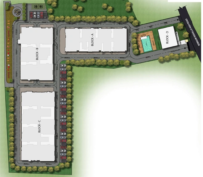 Master Plan of RWD Waterfront in Kolathur, Chennai - Image 4140