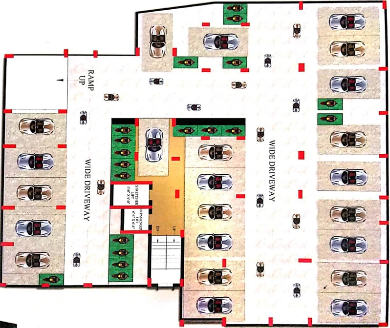 Master Plan of Abhishek Oakland Park in Van Vrindavan Colony, Ranchi - Image 51680