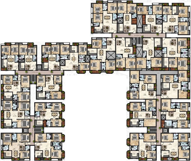 Floor Plan of Pace Anusa in Tambaram, Chennai - Image 4799
