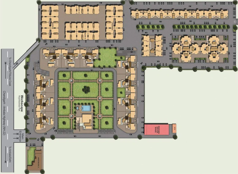 Master Plan of Bliss Orra in Zirakpur, Chandigarh - Image 5530