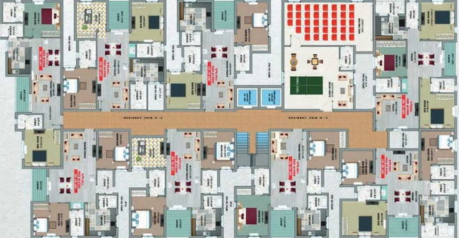 Floor Plan of VGK Unity Kingdom in Medavakkam, Chennai - Image 4787