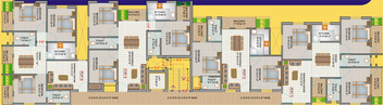 Floor Plan of Aryan Achyut Enclave in Tupudana, Ranchi - Image 13519