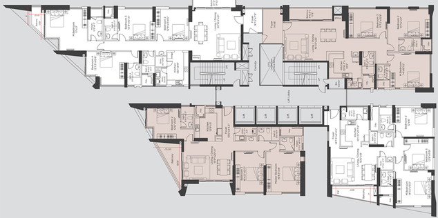 Floor Plan of Appaswamy Altezza in Kottivakkam, Chennai - Image 4097