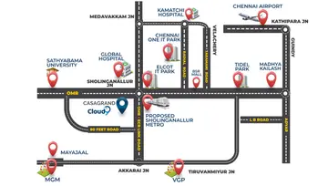 Location of Casagrand Cloud 9 - Image 3971