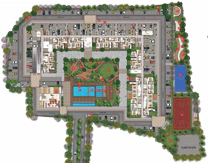Master Plan of Casagrand Cloud 9 in Sholinganallur, Chennai - Image 3973