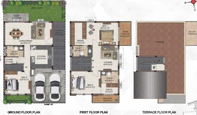 3 BHK House/Villa in Casagrand Platinum in Perungalathur, Chennai - Image 494033