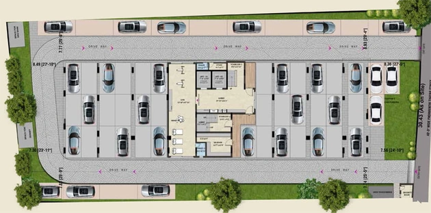 Master Plan of AR Amara Amethyst in Gopalapuram, Chennai - Image 47702