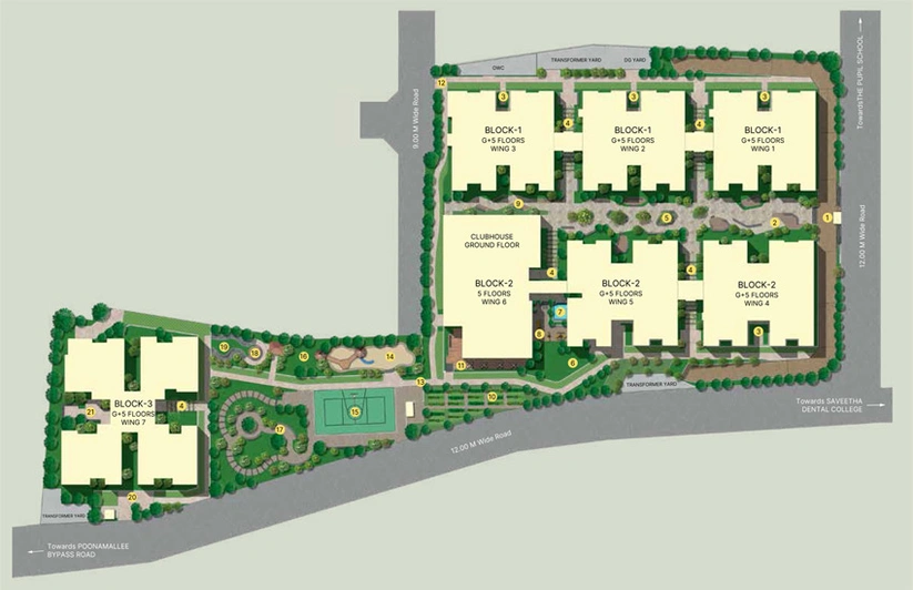 Master Plan of Sobha Arbor in Poonamallee, Chennai - Image 4016