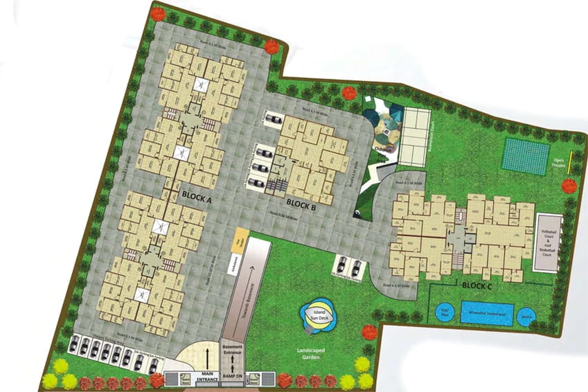 Master Plan of Estate Eco Symphony in Bariatu, Ranchi - Image 5789