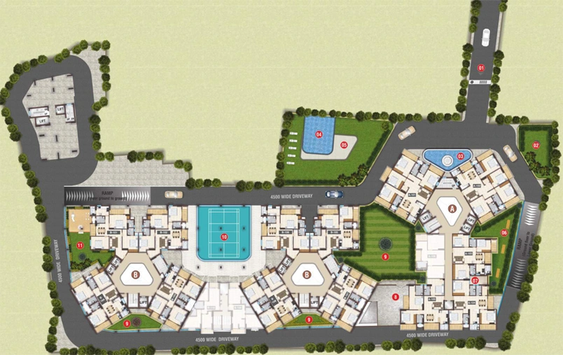 Master Plan of Moti Pearl Orchid in Argora, Ranchi - Image 7196