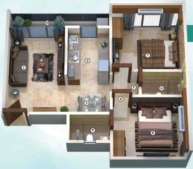 2 BHK Flat in Gurukrupa Nigam in Ghatkopar East, Mumbai - Image 434517
