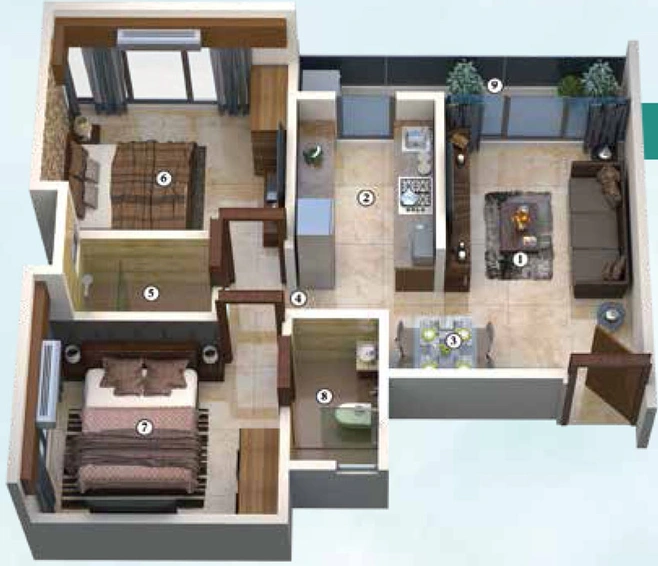 2 BHK Flat in Gurukrupa Nigam in Ghatkopar East, Mumbai - Image 434516