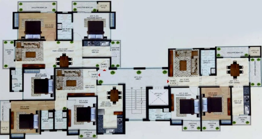 Floor Plan of Aashiyana Sushila Raj in BIT Mesra, Ranchi - Image 51931