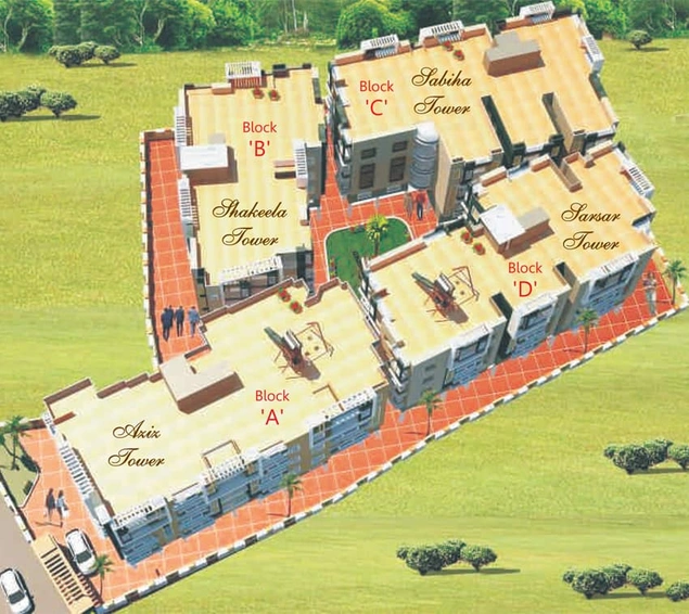 Master Plan of Kinetic Aziz City in Bariatu, Ranchi - Image 5802