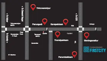 Location of Casagrand First City - Image 4004