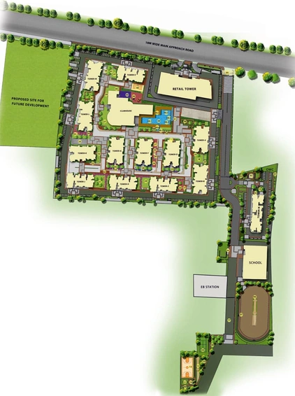 Master Plan of BSCPL Bollineni Zion in OMR, Chennai - Image 4834