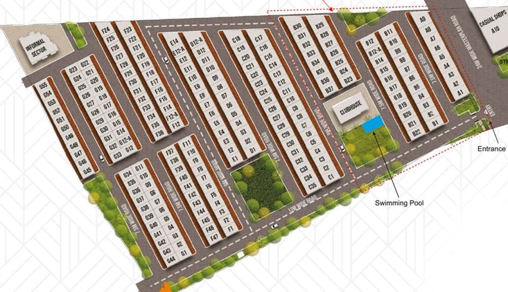Master Plan of Fortune Atlantis Phase 2 in Katara Hills, Bhopal - Image 46205