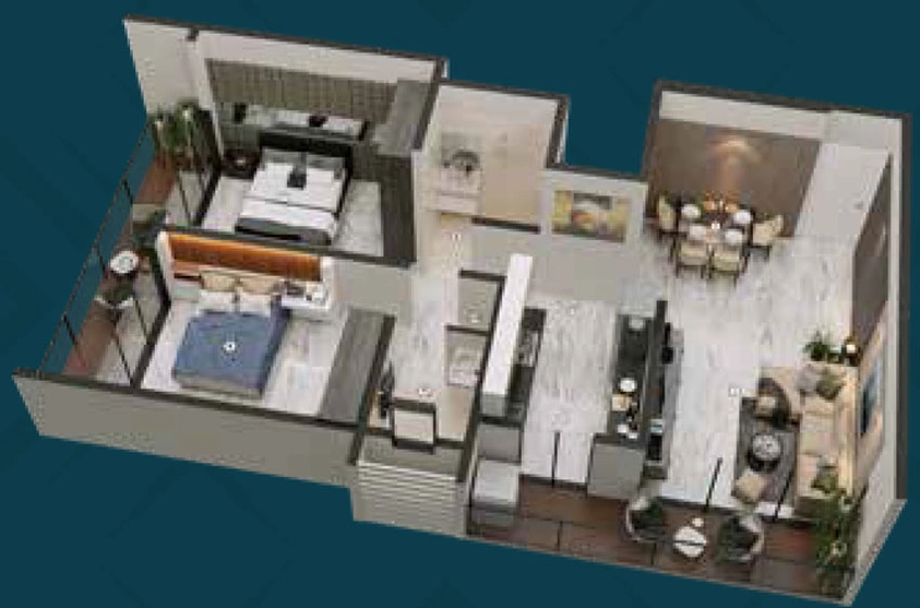 2 BHK Flat in Gurukrupa Divyam in Ghatkopar East, Mumbai - Image 778099