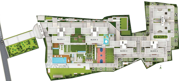 Master Plan of Merlin 5th Avenue in Salt Lake, Kolkata - Image 48465