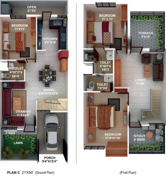 3 BHK House/Villa in Fortune Soumya Atlantis in Katara Hills, Bhopal - Image 490970