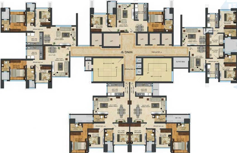 Floor Plan of Acme Avenue in Kandivali West, Mumbai - Image 17473