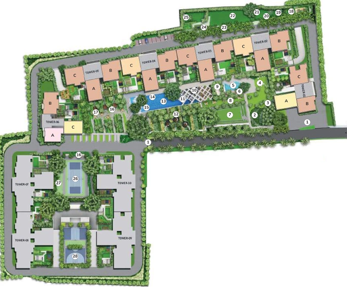 Master Plan of PS Navyom in New Alipore, Kolkata - Image 4701