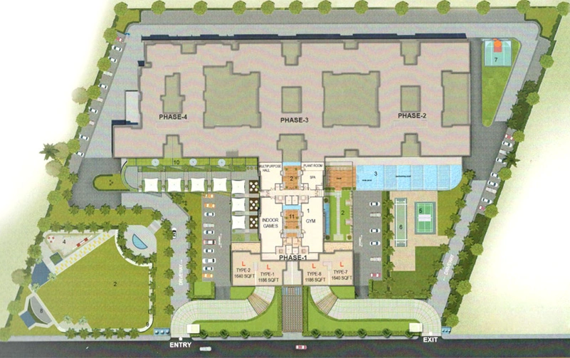Master Plan of Jain Seven 77 in Perungudi, Chennai - Image 4744