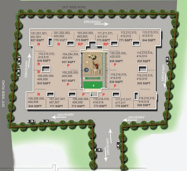 Master Plan of Jains Aadhidev in Manapakkam, Chennai - Image 47816